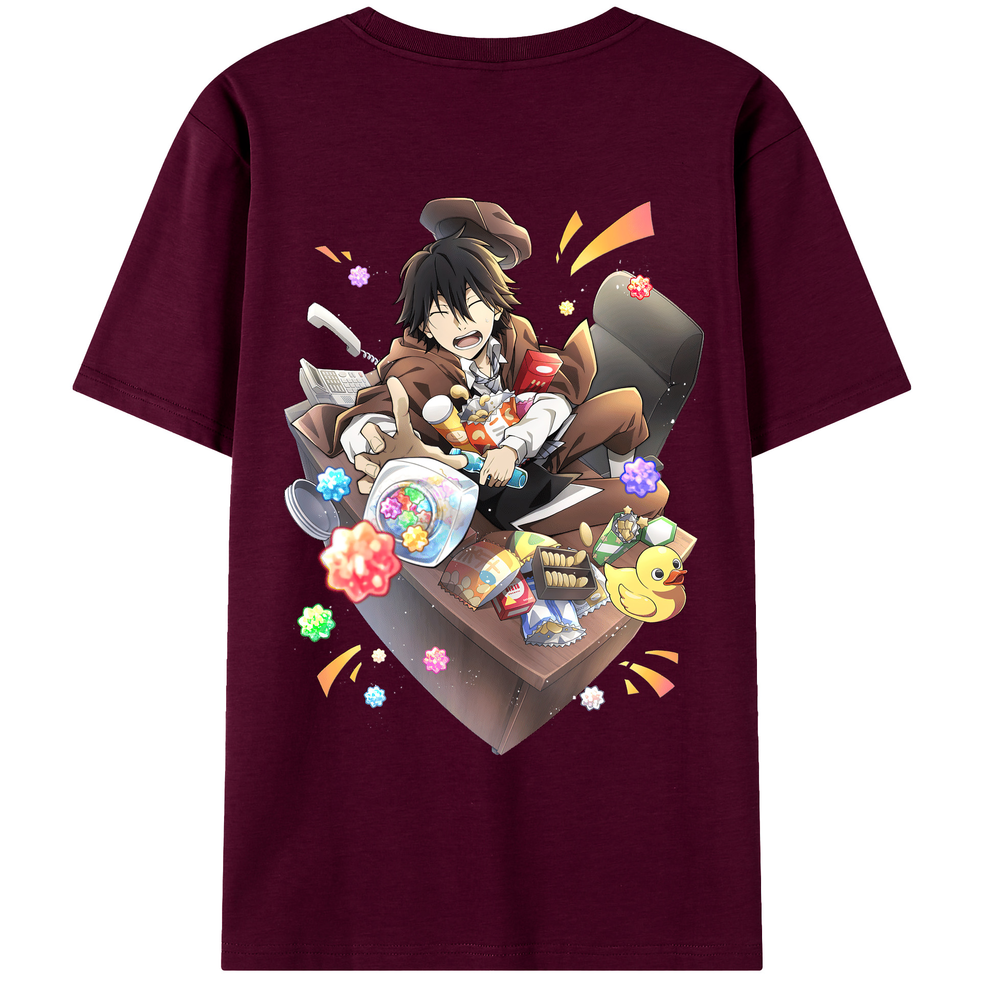 （画像用） 文豪ストレイドッグス Bungo Stray Dogs レディース半袖Tシャツ(バックプリント)